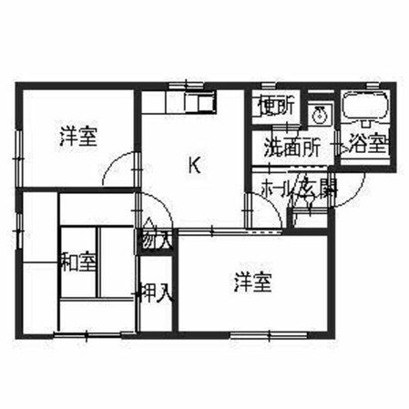 LE　HABITAT　Aの物件間取画像